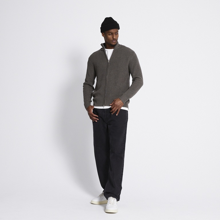 Zip sweater "Frippe"